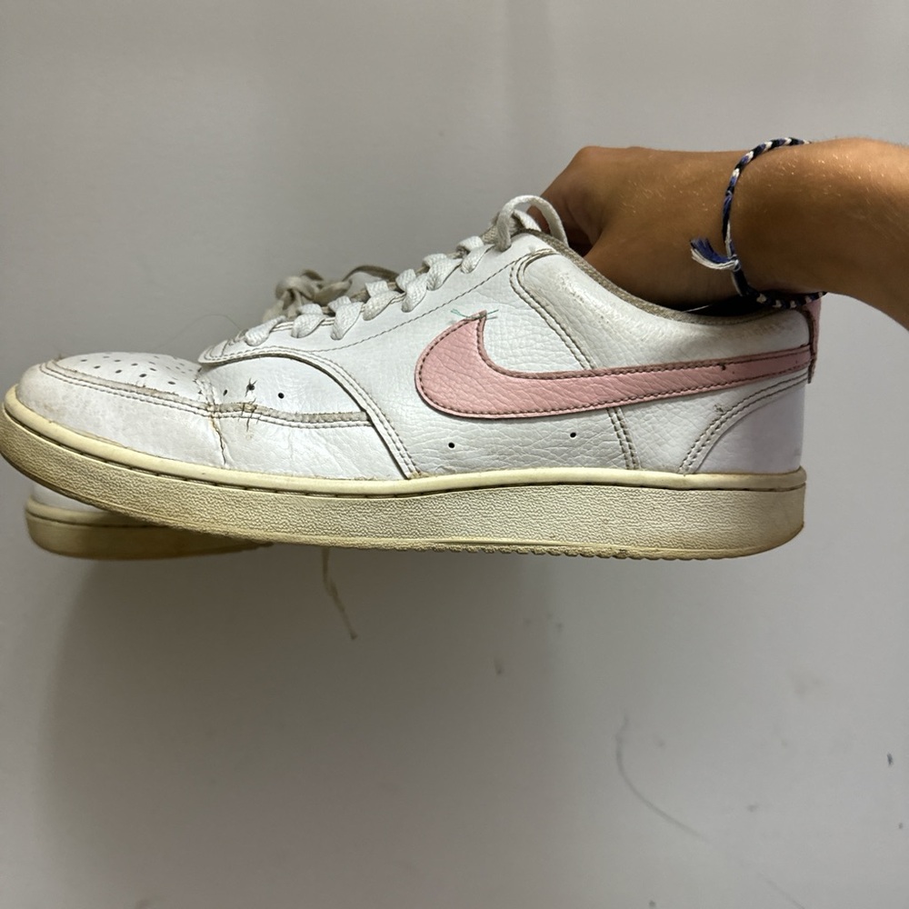 Pink and White Nike Air Force